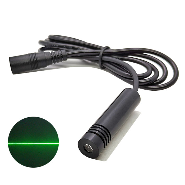 520nm 50mW/85mW/135mW 12V 24V Green Laser Module Line Φ12x50mm